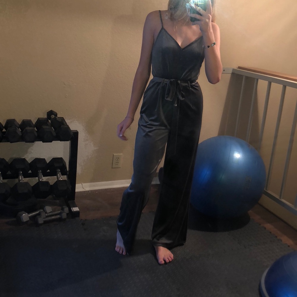 Velvet jumpsuit!